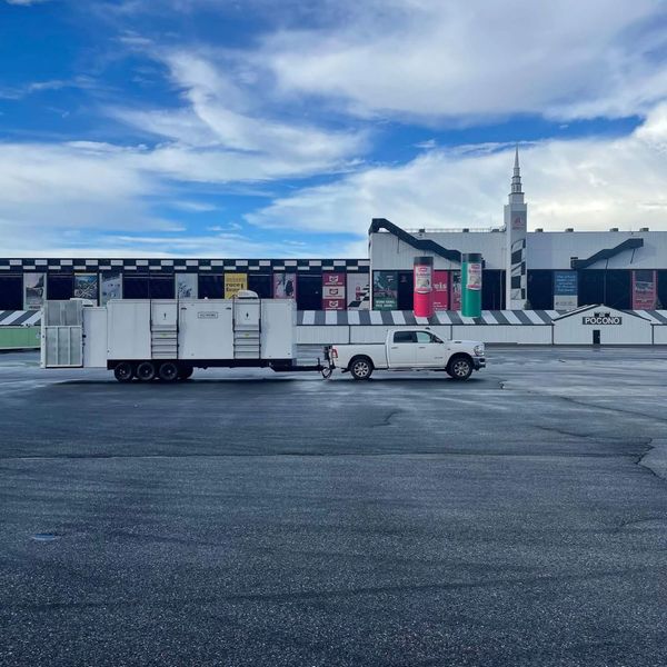 8 stall unit outside of event building