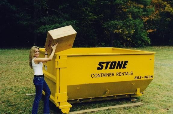 Stone dumpster rental