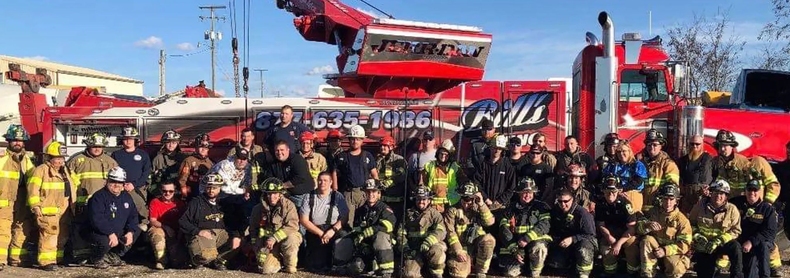 BILL'S TOWING SUPPORTS OUR FIRST RESPONDERS