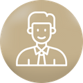 smiling man icon
