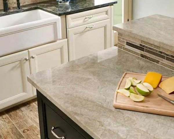 closeup of a residential countertop