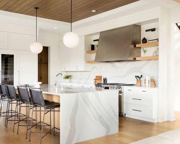 Installed QUARTZ COUNTERTOPS in a residential kitchen