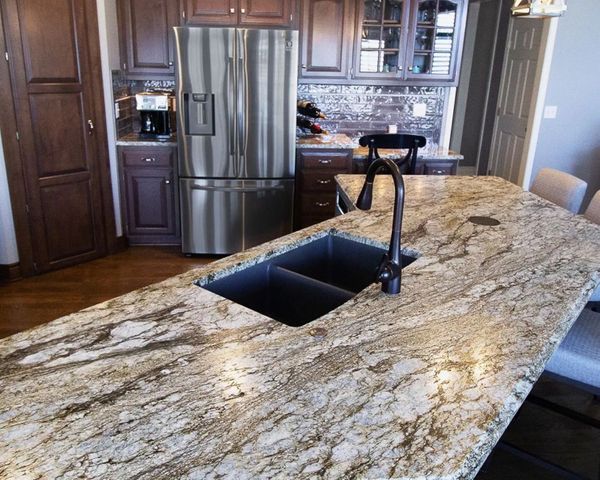 installed GRANITE COUNTERTOP in a home