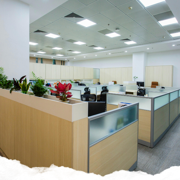 Commercial business workspace