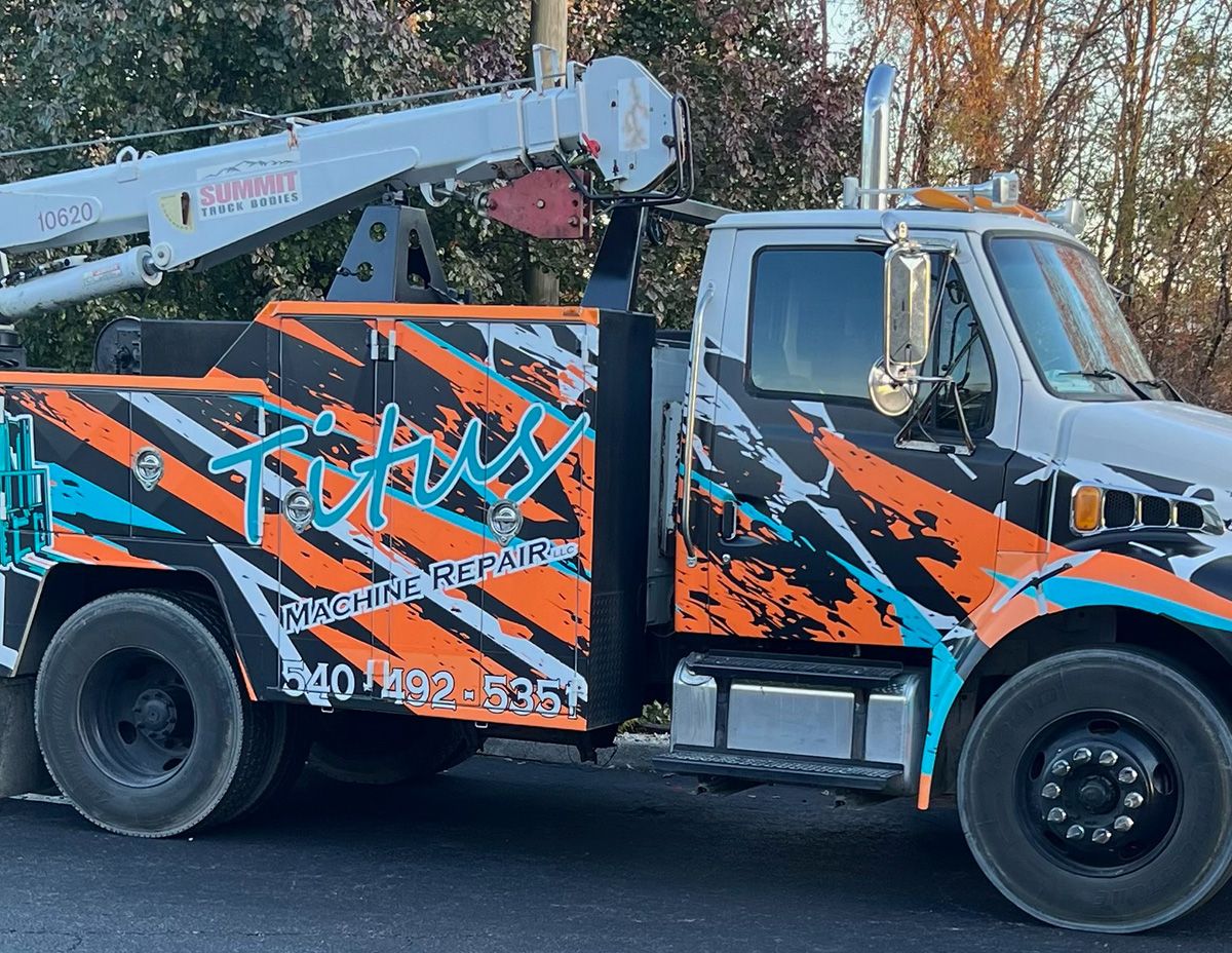 Titus Machine Repair truck