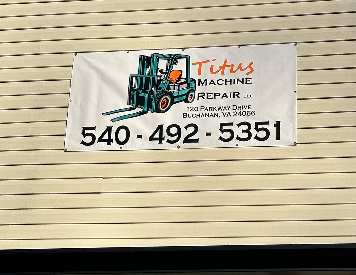 Titus Machine Repair signage