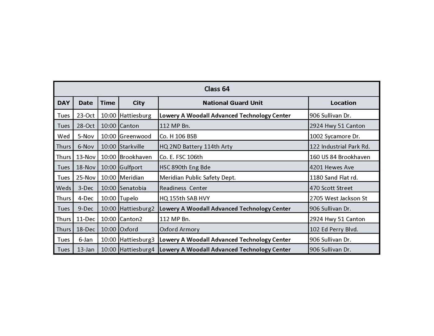 CL64 Scrng. dates.jpg
