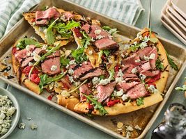 Grilled Steak Flat Bread