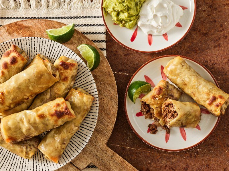 Crispy Taco Eggrolls
