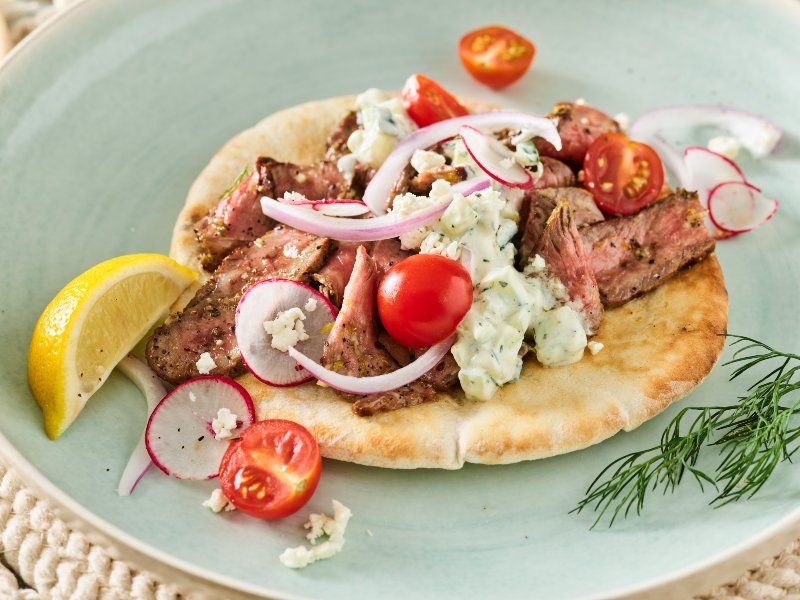 Air Fryer Greek Pitas