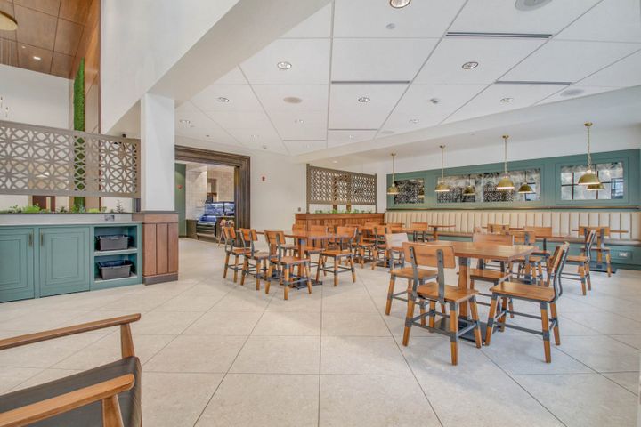 Restaurant construction at River Prairie Wellness Center in Altoona, WI - Hoeft Builders
