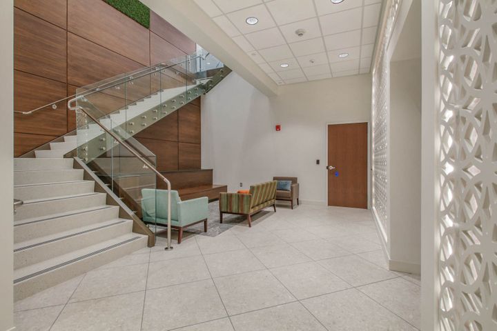 Interior construction at River Prairie Wellness Center in Altoona, WI - Hoeft Builders