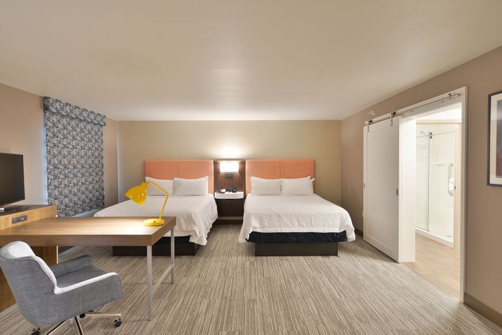 Hotel construction at Hampton Inn in Menomonie, WI - Hoeft Builders