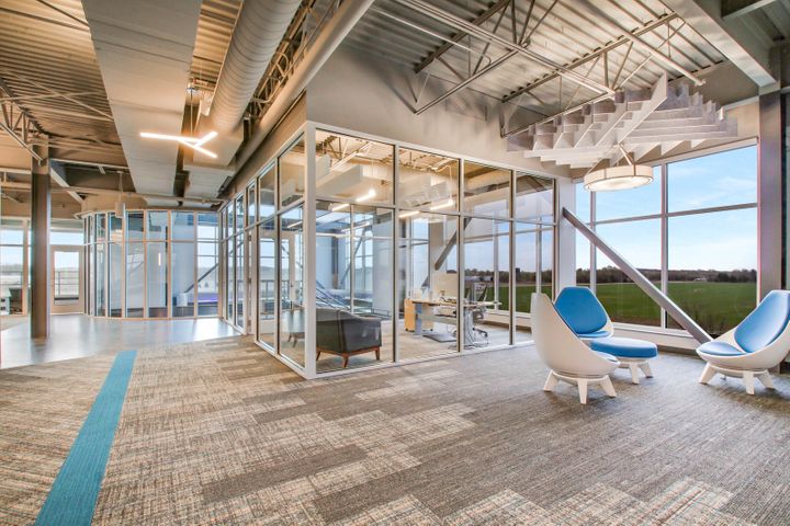 Office interiors at Elite Extra in Eau Claire, WI - Hoeft Builders