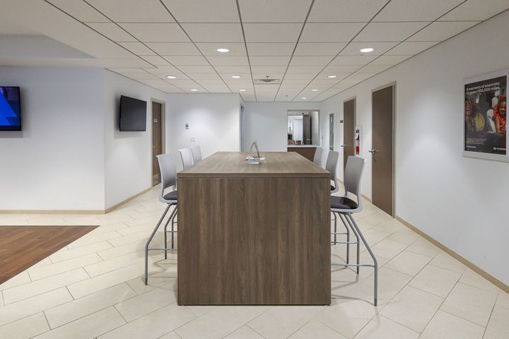 Car dealership waiting area renovation at Hyundai in Eau Claire, WI - Hoeft Builders