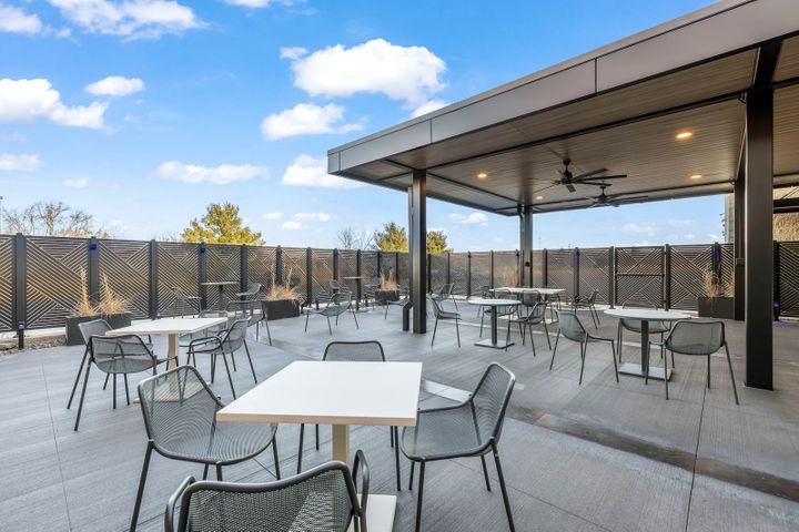 Office renovation with a large outdoor patio at Mosaic Technologies in Cameron, WI – Hoeft Builders