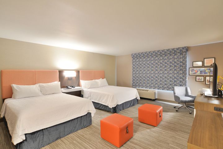 Hotel room construction at Hampton Inn in Menomonie, WI - Hoeft Builders