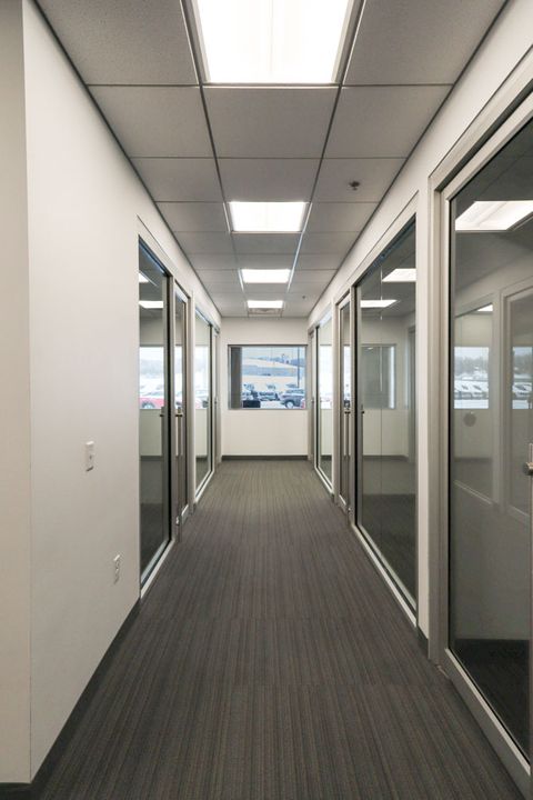 Car dealership office renovation at One Automotive in Eau Claire, WI - Hoeft Builders