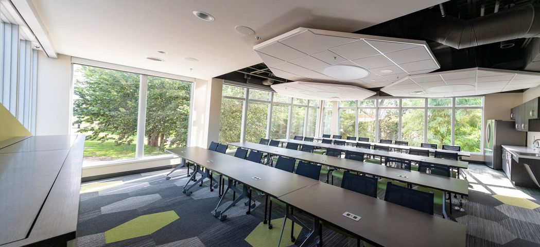 Training room construction at Valley Companies in Hudson, WI - Hoeft Builders