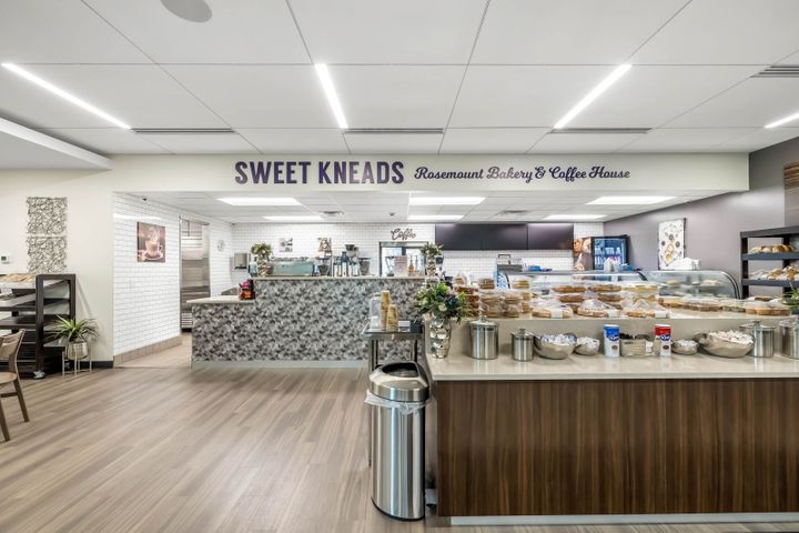 Cafe tenant improvement at First State Bank in Rosemount, MN - Hoeft Builders