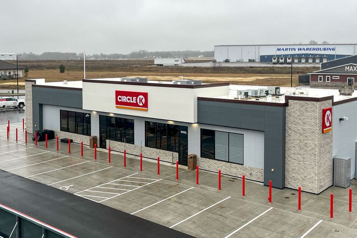 Circle K Gas Station Construction in Sparta, WI - Hoeft Builders