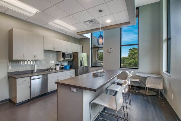 Bank breakroom construction at WNB Financial in Holmen, Wisconsin - Hoeft Builders