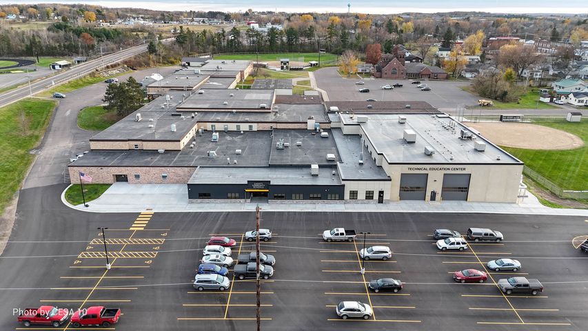 High school exterior in Cadott, WI - Hoeft Builders