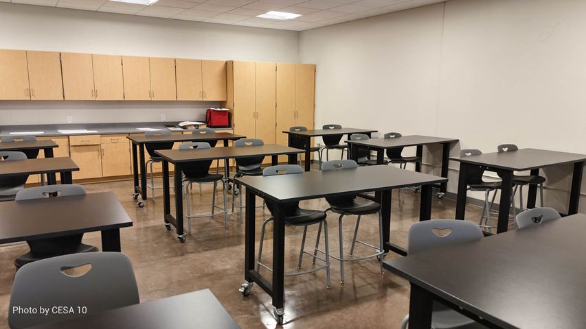 Classroom remodel at Cadott High School in northwest WI - Hoeft Builders