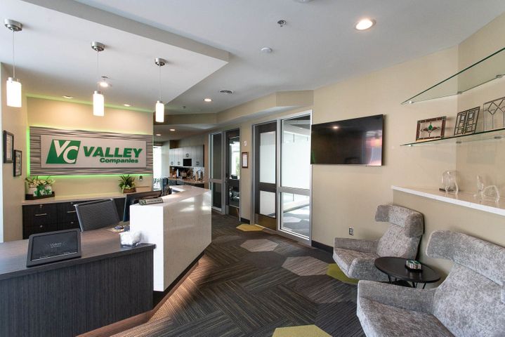 Front desk construction for Valley Companies in Hudson, WI - Hoeft Builders