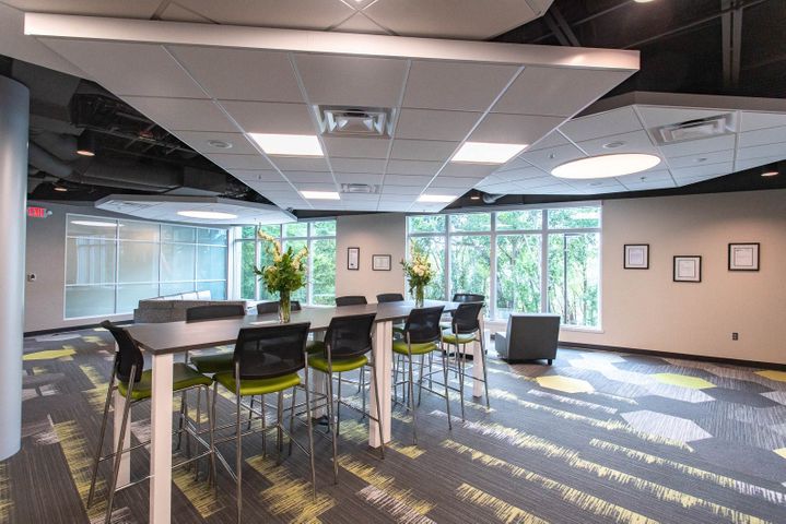 Office collab space construction at Valley Companies in Hudson, WI - Hoeft Builders