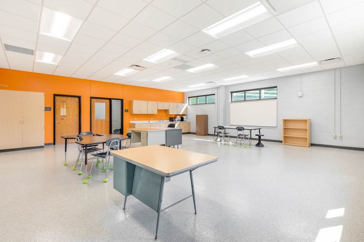 Classroom renovation at Elk Mound Middle School in northwest WI - Hoeft Builders