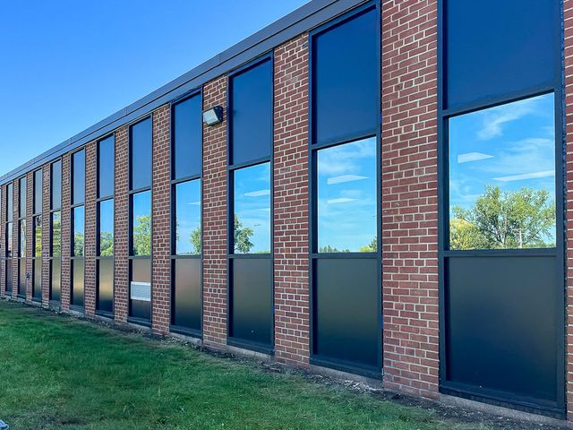 School exterior renovation in Boyceville, WI - Hoeft Builders