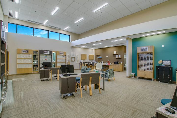 Eye clinic retail construction at Chippewa Valley Eye Clinic in Eau Claire, WI - Hoeft Builders