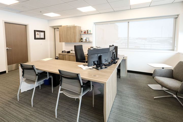 Office construction at One Automotive in Eau Claire, WI - Hoeft Builders