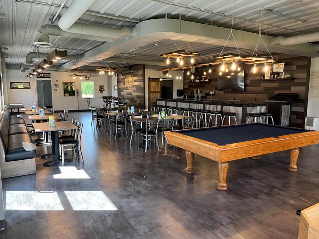 Bar with Pool Table at Elite Extra in Eau Claire, WI - Hoeft Builders