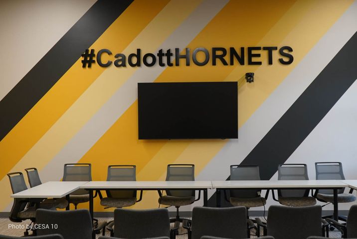 Board room remodel at Cadott School District in northwest WI - Hoeft Builders