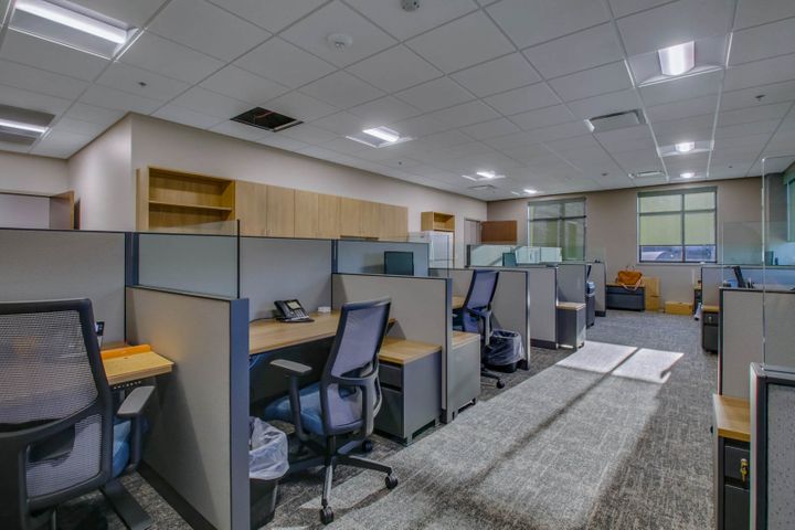 Admin space at Chippewa Valley Eye Clinic in Eau Claire, WI - Hoeft Builders