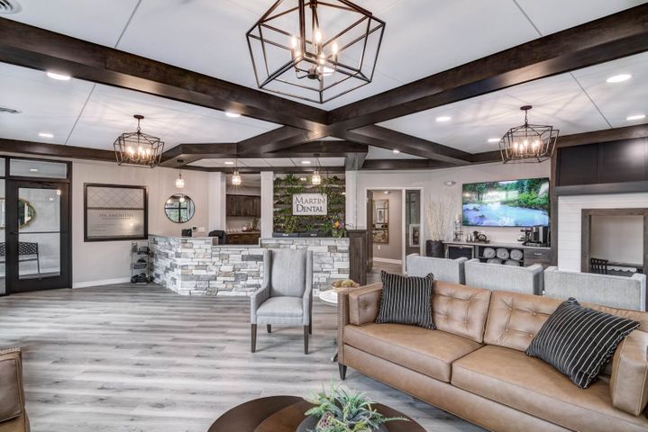 Waiting area at Martin Dental in Altoona, WI - Hoeft Builders