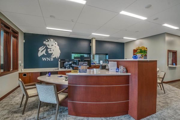 Teller line construction at WNB Financial in Holmen, WI - Hoeft Builders
