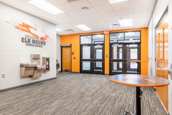 School renovation at Elk Mound Middle in northwest WI - Hoeft Builders