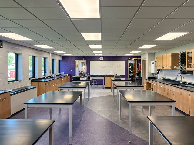 Classroom renovation at Boyceville School District in northwest Wisconsin - Hoeft Builders