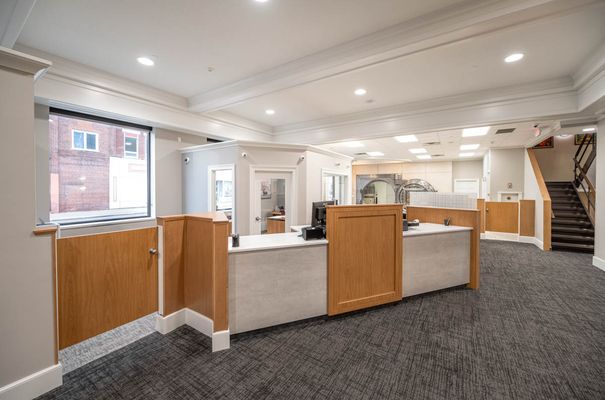 Teller line renovation at Northwestern Bank in Chippewa Falls, WI - Hoeft Builders