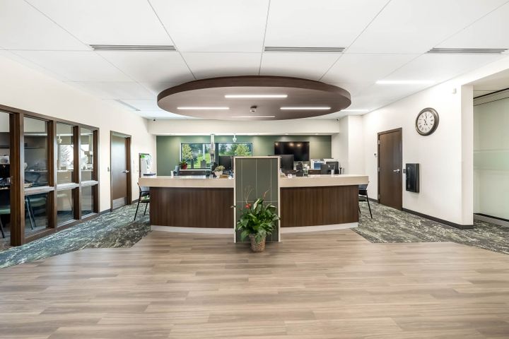 Teller station for First State Bank in Rosemount, MN - Hoeft Builders