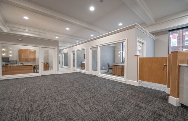 Office renovation at Northwestern Bank in Chippewa Falls, WI - Hoeft Builders