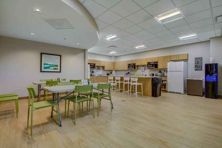 Office breakroom construction at Chippewa Valley Eye Clinic in Eau Claire, WI - Hoeft Builders