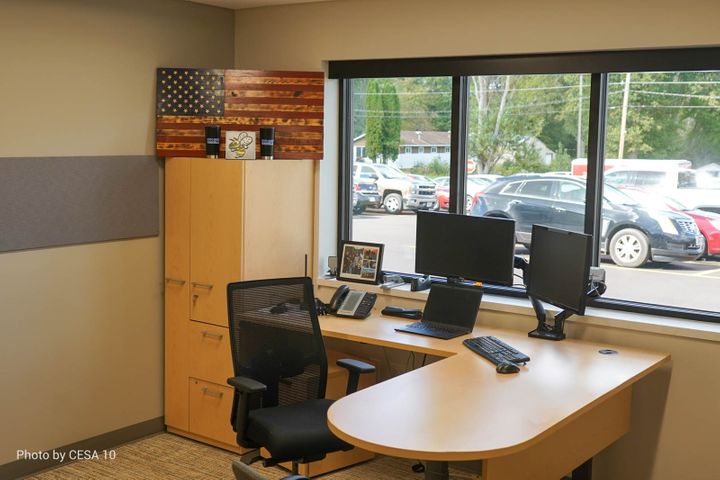 office renovation at Cadott School District in northwest WI - Hoeft Builders