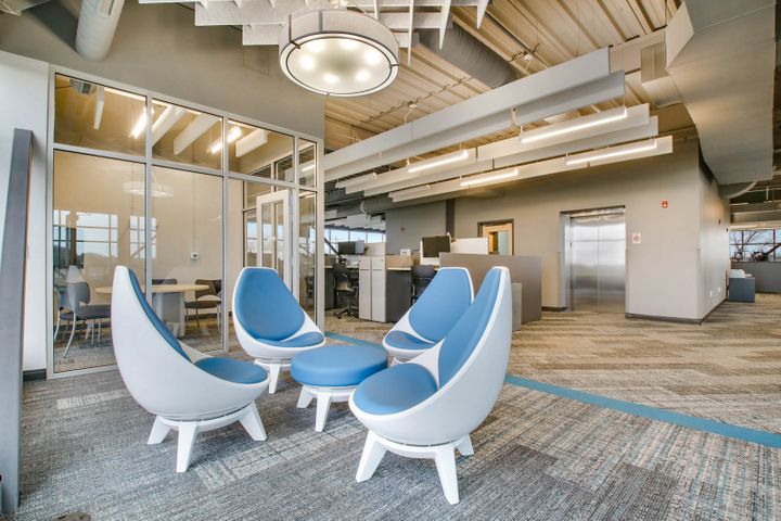 Interior office construction for Elite Extra in Eau Claire, WI - Hoeft Builders