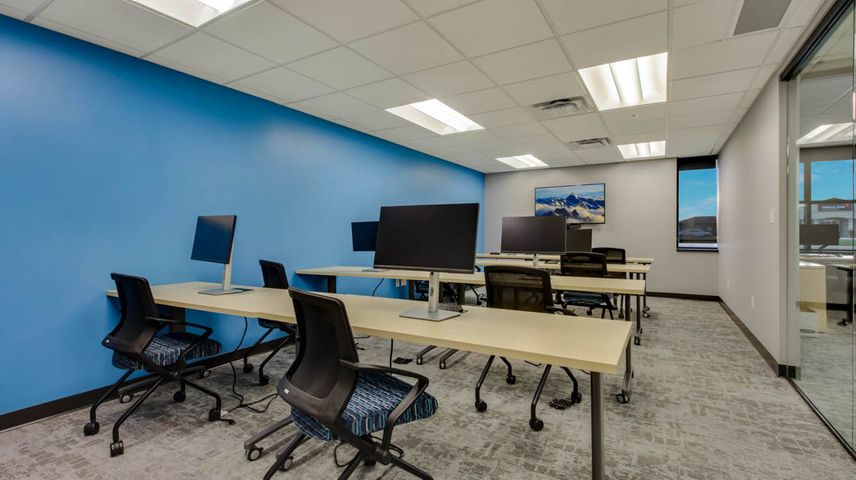 Training room at Superior Choice Credit Union in Superior, WI - Hoeft Builders