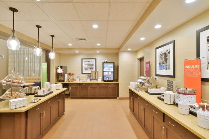 Hotel buffet construction at Hampton Inn in Menomonie, WI - Hoeft Builders