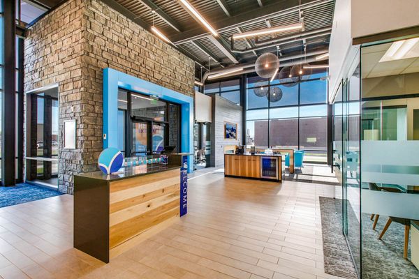 Interiors at Superior Choice Credit Union in Rice Lake, WI - Hoeft Builders